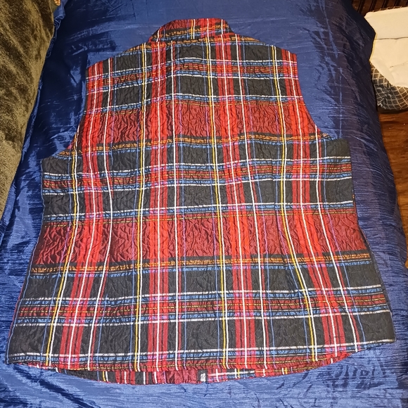 Draper's and Damon's Multicolored Puffy Vest - Picture 9 of 12